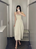 Váy COS 2 dây chun ngực
