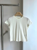 Baby tee SEZANE trơn 2 màu