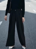 Quần ZARA vạt trước kèm belt