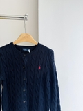 Cardigan RALPH LAUREN vặn thừng