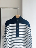 Áo CLAUDIE kẻ khuy bấm cổ