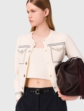 Cardigan MAJE túi 2 bên 2 màu ( Full set )