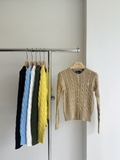 Cardigan RALPH LAUREN vặn thừng