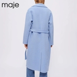 Áo dạ MAJE handmade xanh da trời