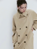 trendcoat MASSIMO DUTTI khaki 2024