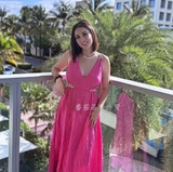 Váy MAJE 2 dây cut-out eo