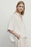Sơ mi MASSIMO DUTTI tay lỡ dáng rộng