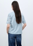 Tshirt MANGO tay ren 2 màu