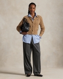Cardigan RALPH LAUREN vặn thừng khuy sừng 2026
