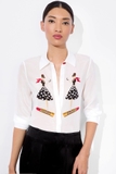 Sơ mi ALICE OLIVIA trắng cô gái