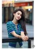 Áo len RALPH LAUREN kẻ cộc tay