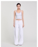 Áo 2 dây SANDRO kẻ xanh