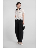 Áo SELF PORTRAIT ren cổ đen