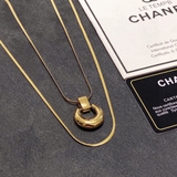 Vòng cổ Chanel vàng