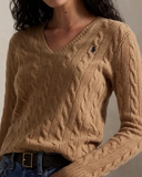 Áo len RL cổ tim cashmere 3 màu