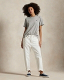 Tshirt RALPH LAUREN trơn logo cotton dày