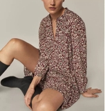 Váy MASSIMO DUTTI hoa đỏ