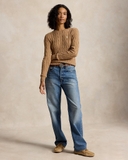 Áo len RALPH LAUREN trơn cổ tròn dài tay 4 màu