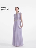 Váy SELF PORTRAIT maxi tím
