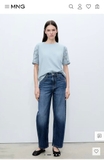 Tshirt MANGO tay ren 2 màu