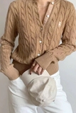 Cardigan RALPH LAUREN vặn thừng
