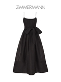 Váy ZIMMERMANN 2 dây đen dài