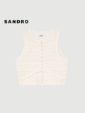 Áo SANDRO sát nách đính cườm ( CÓ SET )