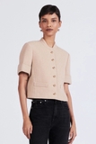 Áo dạ DEREK LAM 10 CROSS BY tay lỡ