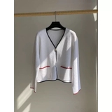 Cardigan THOM BROWNE viền áo
