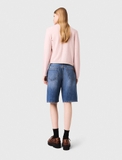 Cardigan MAJE hồng đính đá