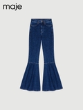 Quần Jeans Maje ống vẩy