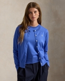 Cardigan RALPH LAUREN trơn len mỏng 6 màu