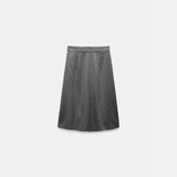 Chân váy ZARA ghi viền trắng