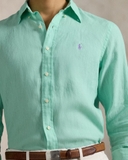 Sơ mi RALPH LAUREN classic fit linen 2 màu