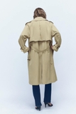Trendcoat Zara màu khaki