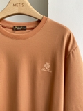 Tshirt LORO PIANA trơn logo ngực