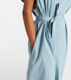 Váy sơ mi JIL SANDEL xanh kèm belt