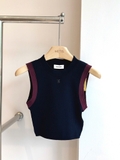 Chân váy SANDRO đỏ navy (có set)