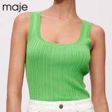 Áo MAJE 2 dây xanh lá