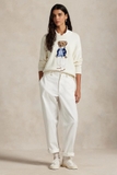 Áo len RALPH LAUREN trắng áo khoác S