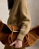 Áo khoác len RALPH LAUREN kéo khóa 3 màu