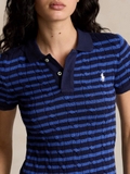 Polo RALPH LAUREN kẻ xanh đen