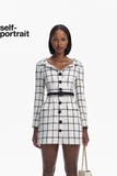 Váy SELF PORTRAIT kẻ caro kèm belt