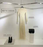 Váy Sandro hàng khuy dưới 2 màu