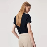 Áo polo HAZZY viền cổ đỏ 2 màu