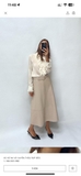 Sơ mi Zara voan tơ bèo cổ
