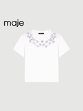Tshirt Maje cổ đá