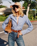 Sơ mi HELSA kẻ 2 màu