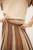 Chân váy BA&SH nâu vàng