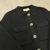 Áo len SE'ZANE cổ bẻ túi ngực